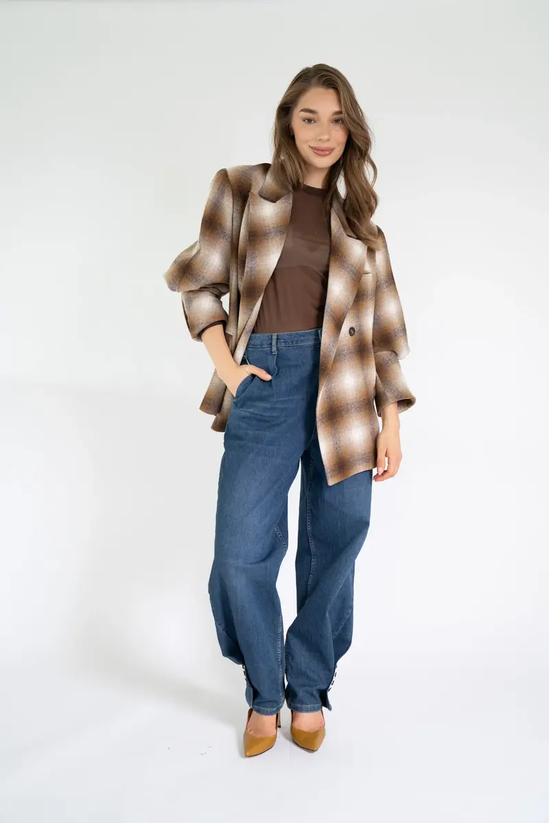 Blazer Elle Check