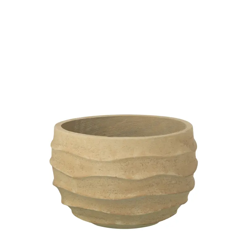 Bloempot Golf + Buiten Zand Beige Small J-Line