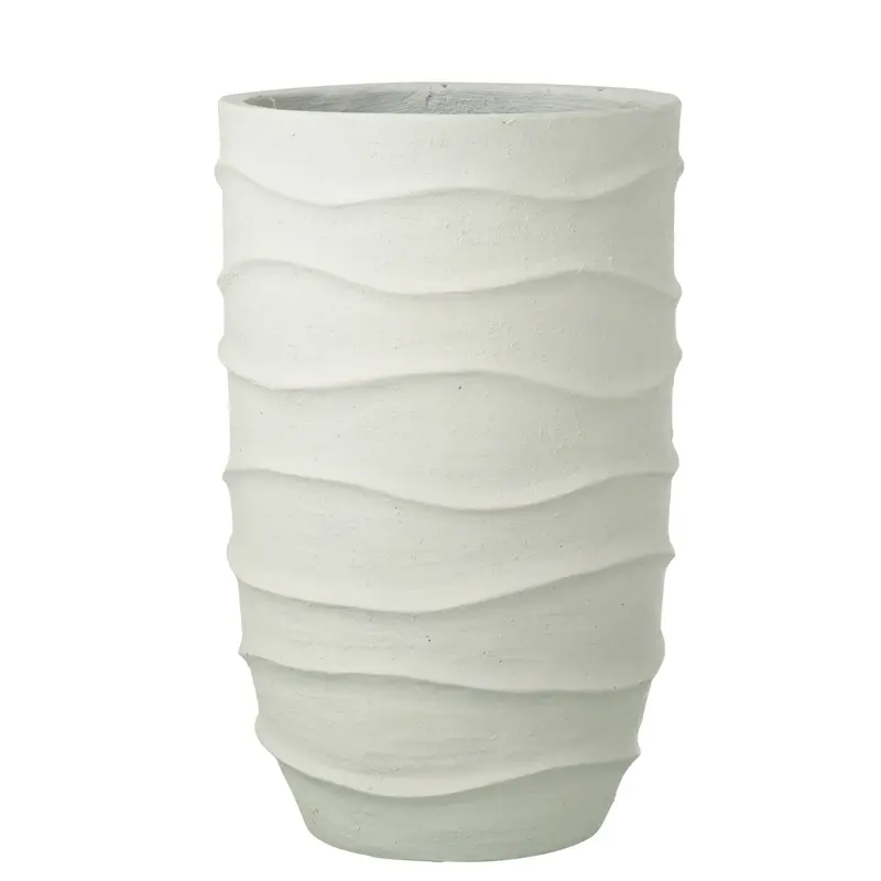 Bloempot Golf + Buiten Zand Wit Extra Large J-Line