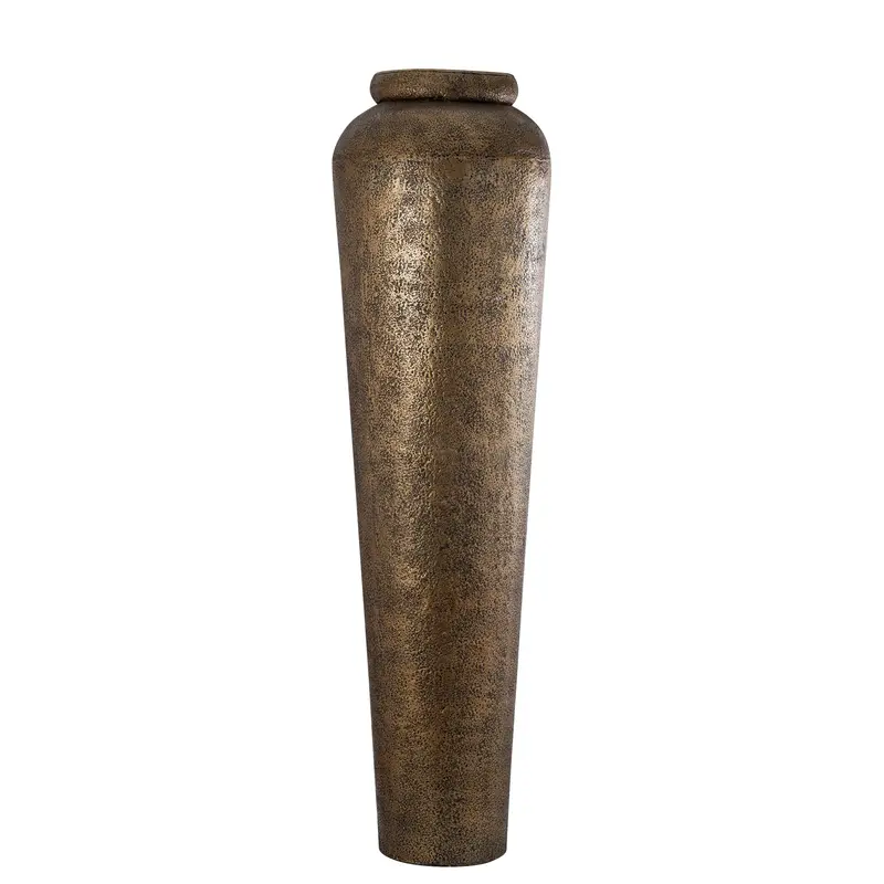 Bloempot Zavir - 50x50x173 cm - Aluminium - Goud PTMD