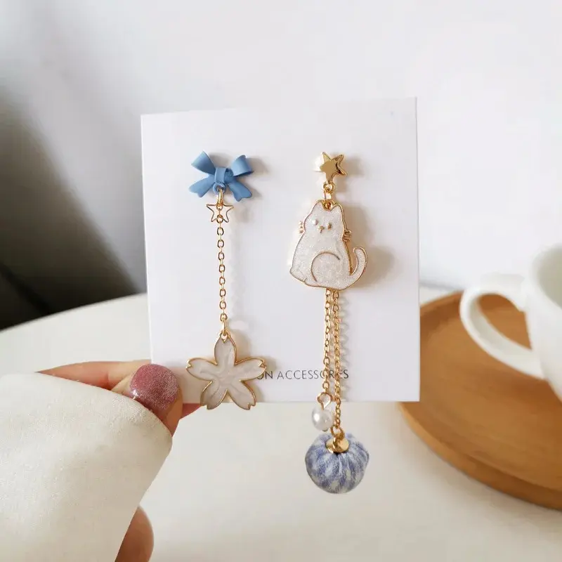 Blossom Cat Earrings