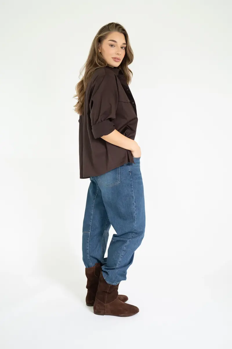 Blouse Budbey Dark Night Brown