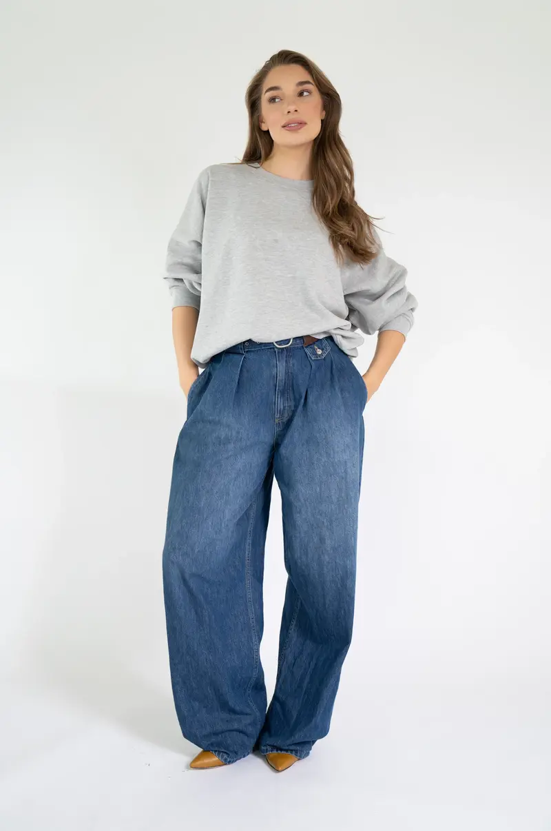 Blouse Monchou Grey Melange