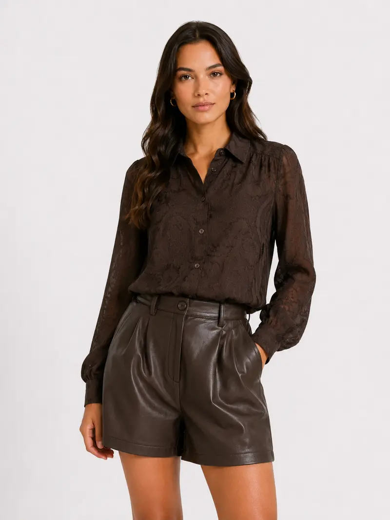 Blouse Winslet brown