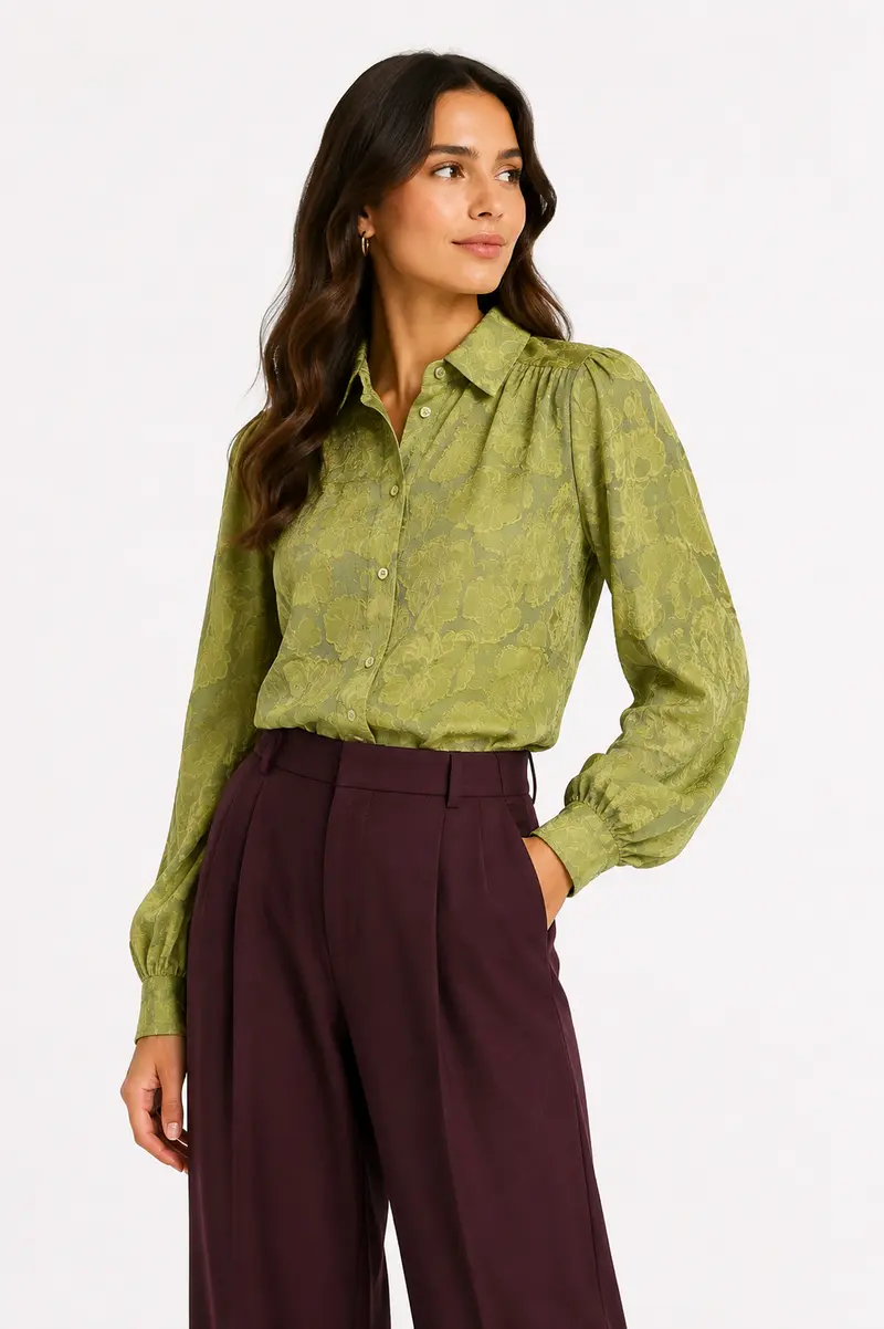 Blouse Winslet green