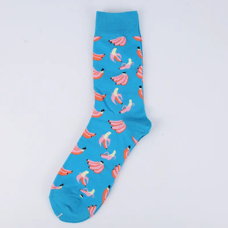 Blue Banana Crew Socks