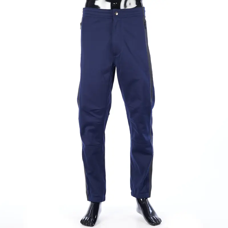 Blue Jogging Pants - Logo Detail, Zip Pockets