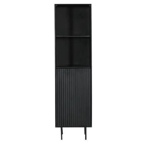Boekenkast Madison Mangohout Zwart 55cm Starfurn