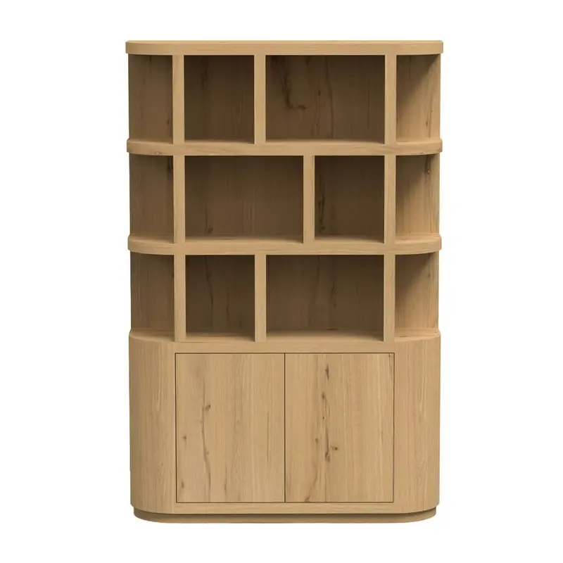 Boekenkast Novero Eiken Naturel 145cm Livingfurn