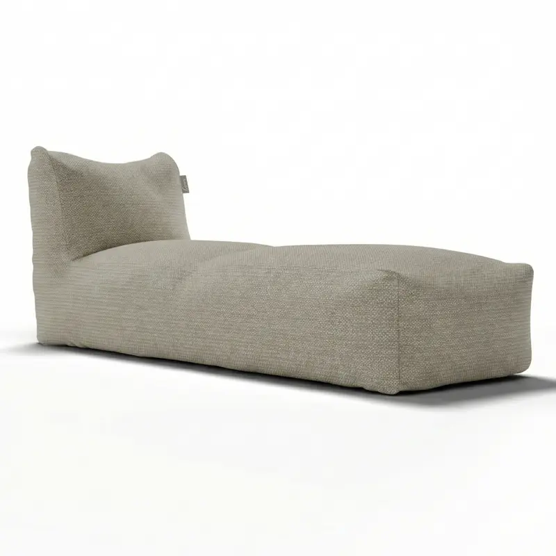 Boho Extra Long Chair Taupe - Laui Lounge