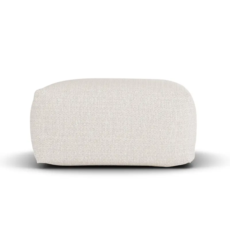 Boho Square Pouf Beige - Laui Lounge