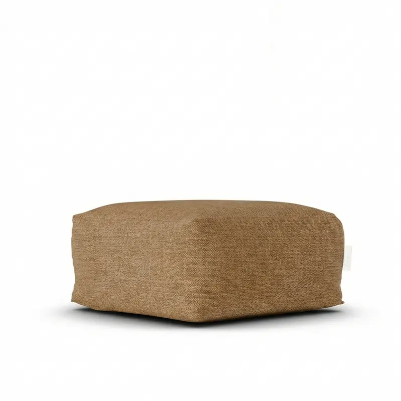 Boho Square Pouf Terra - Laui Lounge
