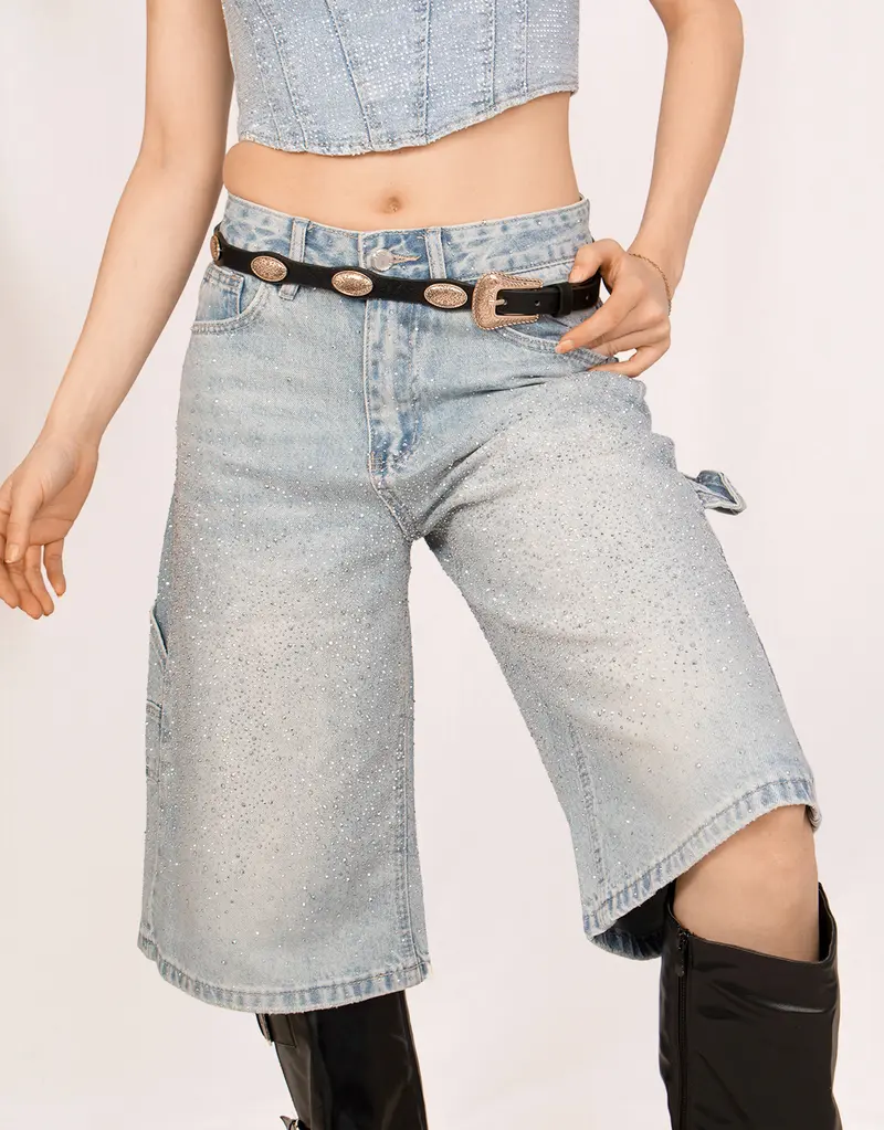 Boho western concho waist belt