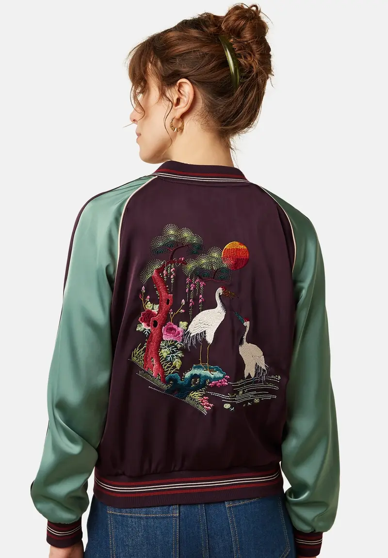 Bomber Dusk Satin