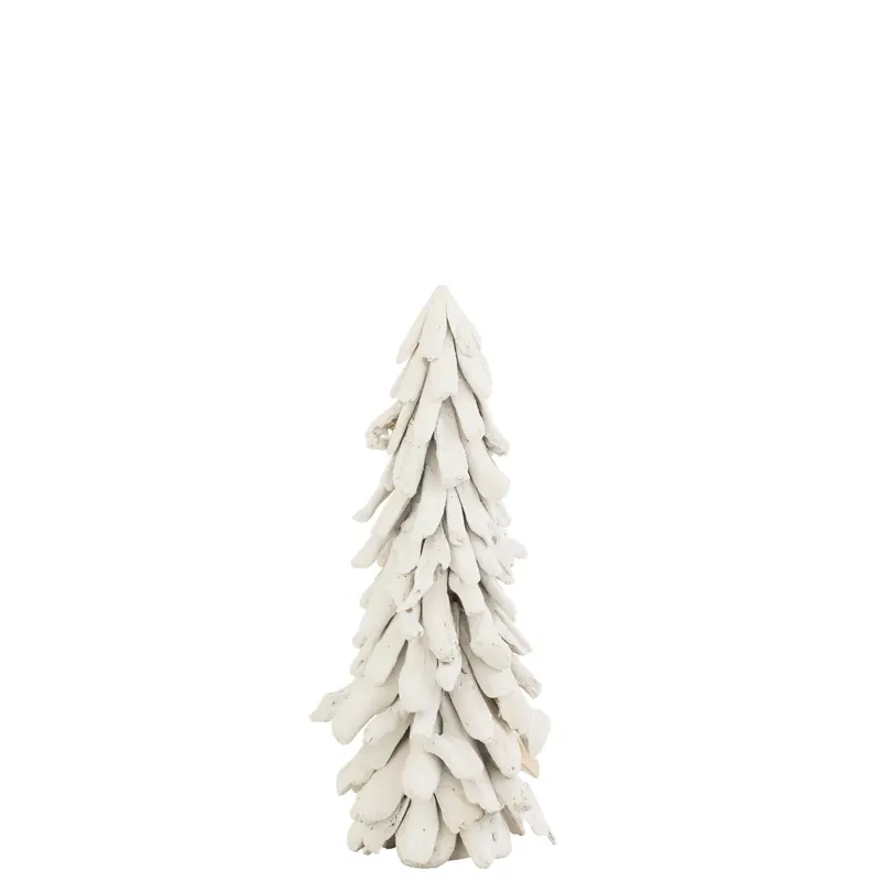 Boom Sneeuw Drijfhout Wit Large H70cm J-Line