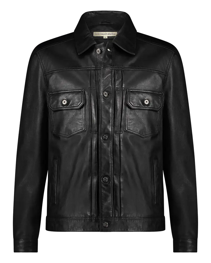Boston │ Leren Overshirtjack