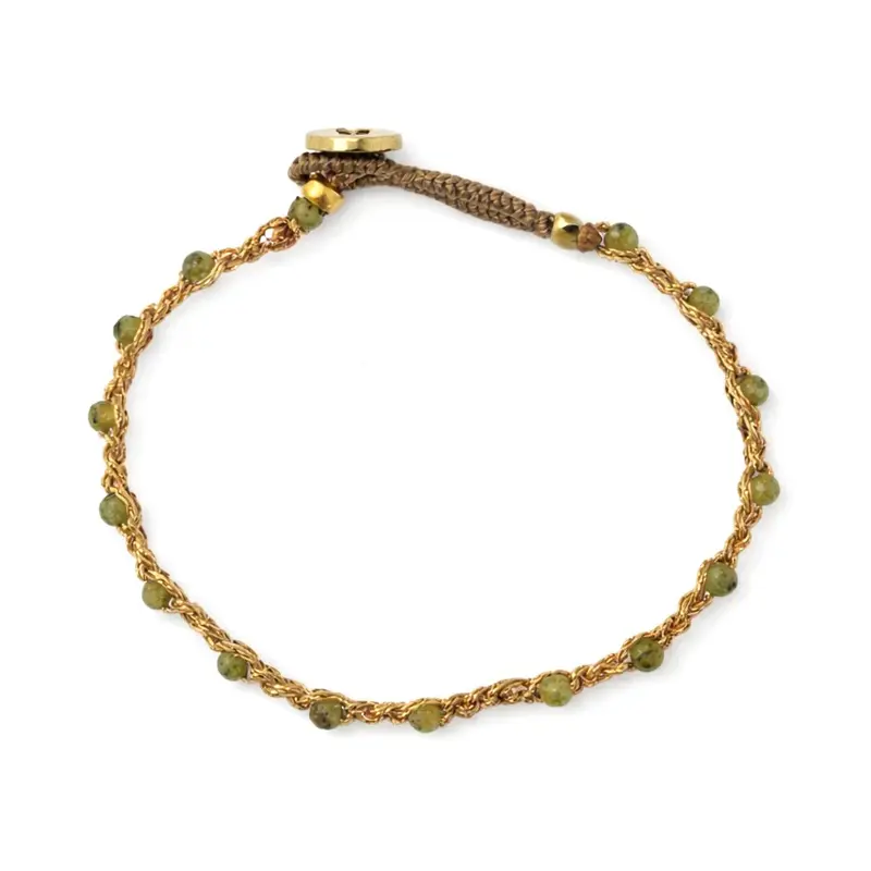 Bracelet Lulu Fine AU Peridot