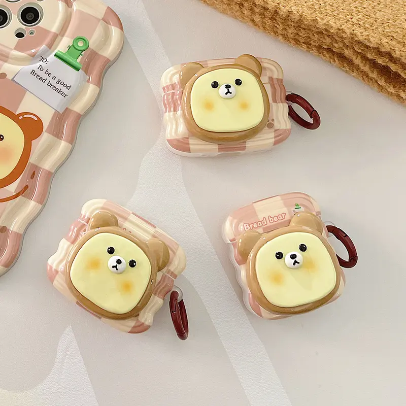 Bread Bear AirPod Case Cover