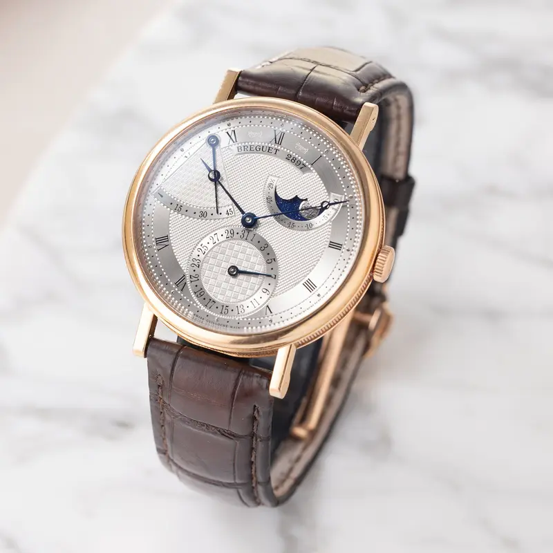 Breguet Classique Phase de Lune in 18 k Rose gold ref 7137