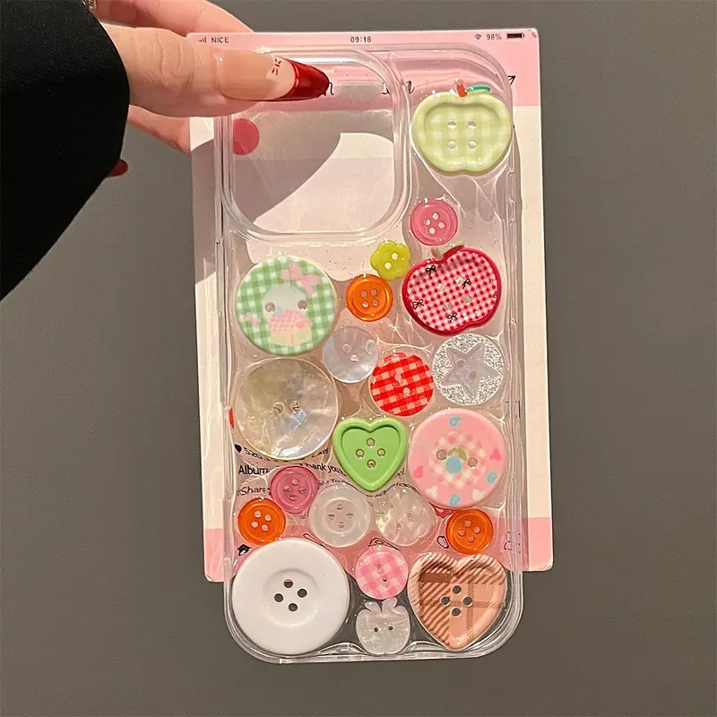Bric A Brac Button iPhone Case