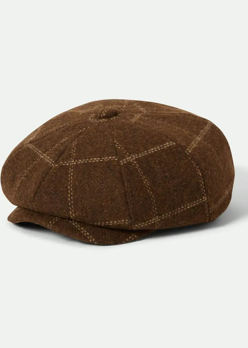 Brixton Brood Baggy Snap Cap Copper Brown