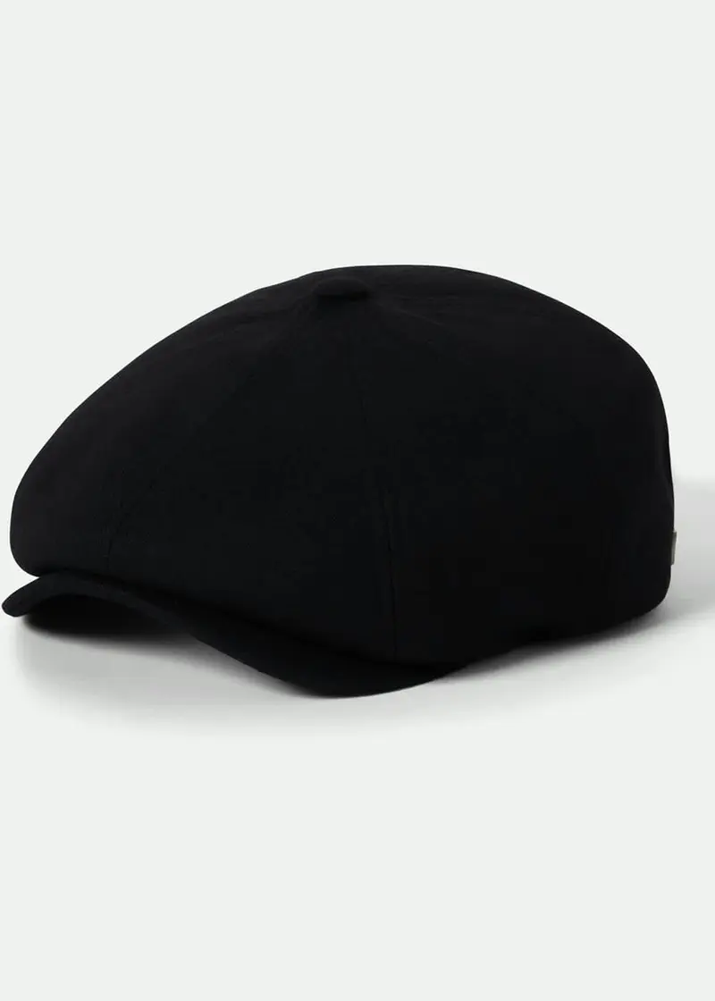 Brixton Brood Flannel Snap Cap Black Moss Green