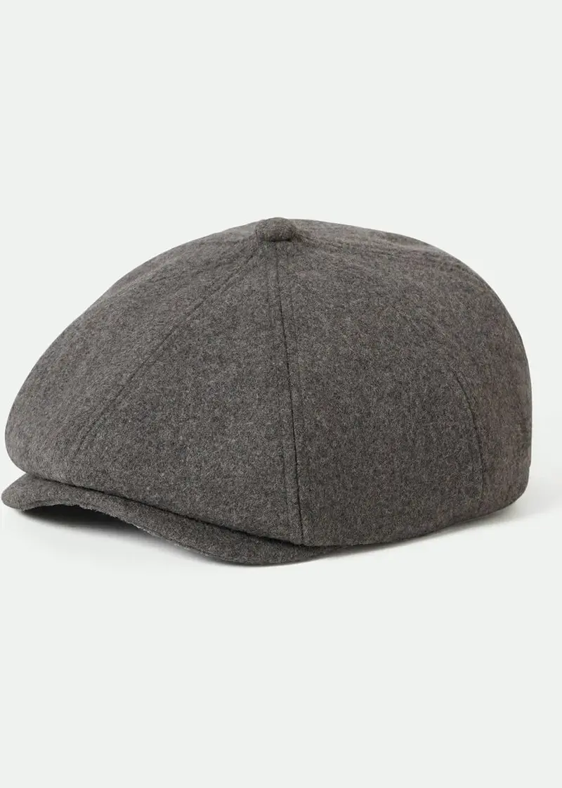 Brixton Brood Flannel Snap Cap Heather Grey Washed Navy