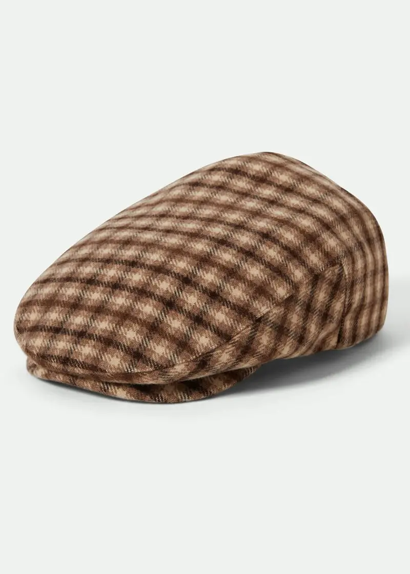 Brixton Hooligan Snap Flat Cap Hat Sand Brown