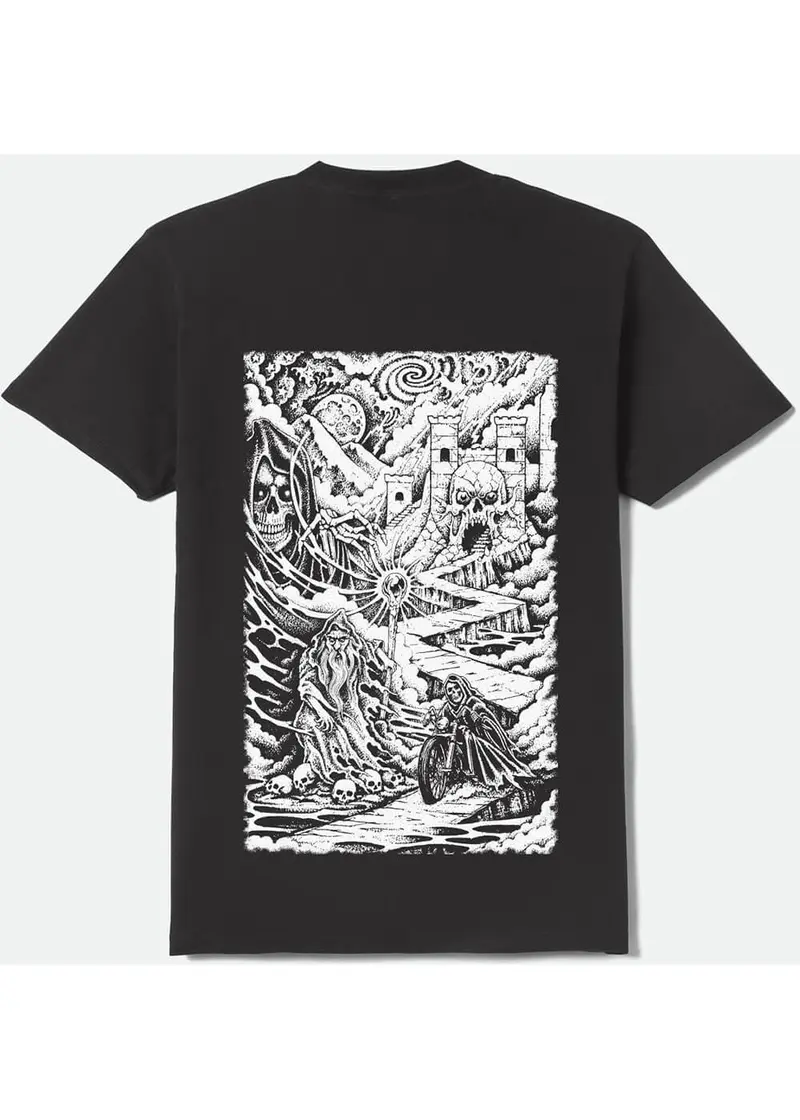 Brixton Mens Hourglass T-Shirt Black
