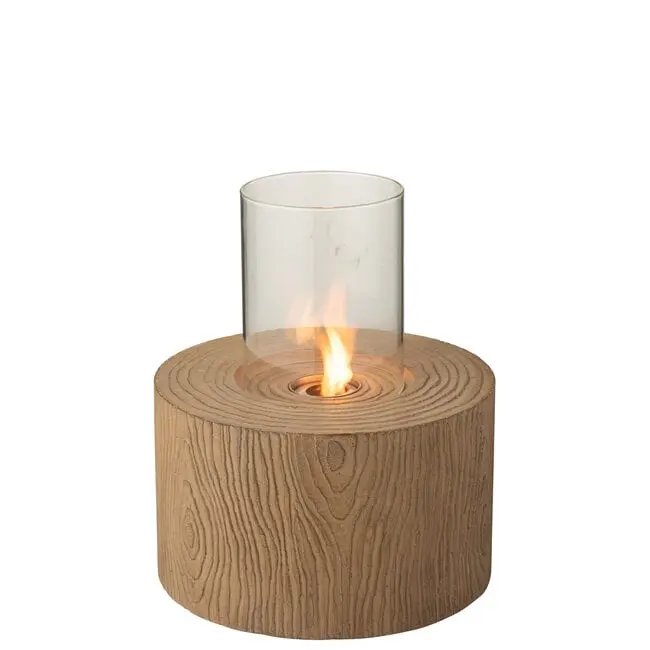 Buitenhaard Trunk Rond Laag Licht Bruin J-Line