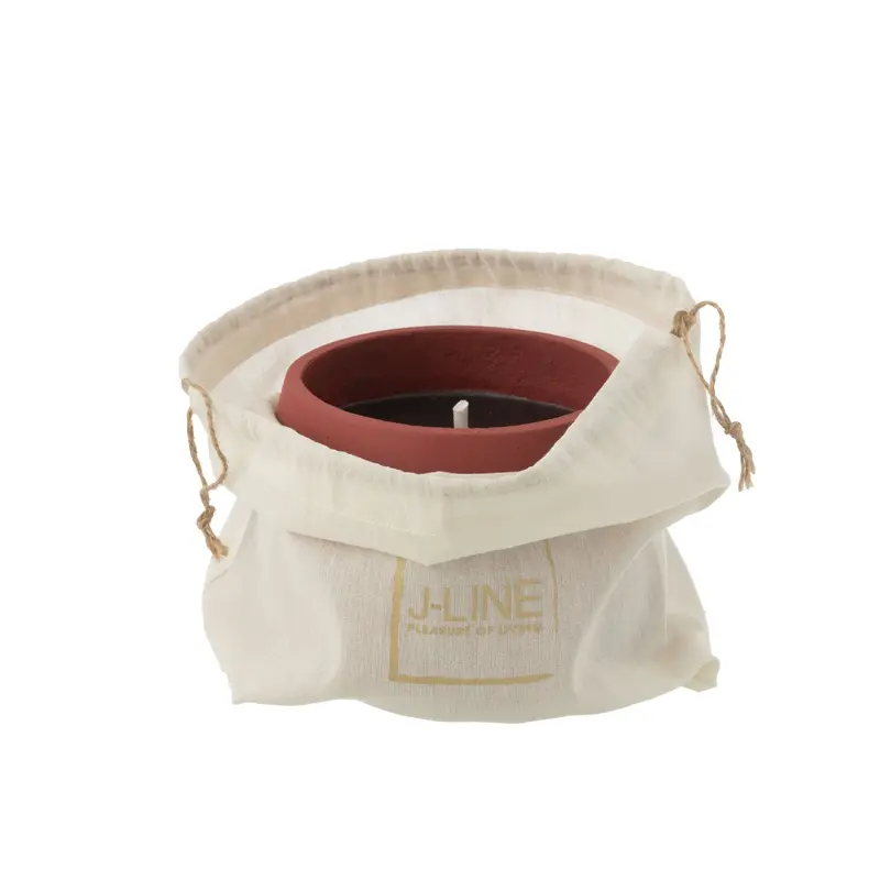 Buitenkaars Cyra Cement Rood Medium 18uur