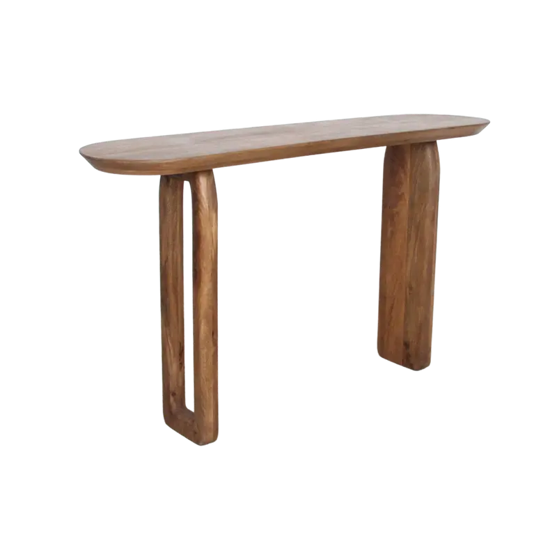 Bullnose Consoletafel Bruin Raw Materials