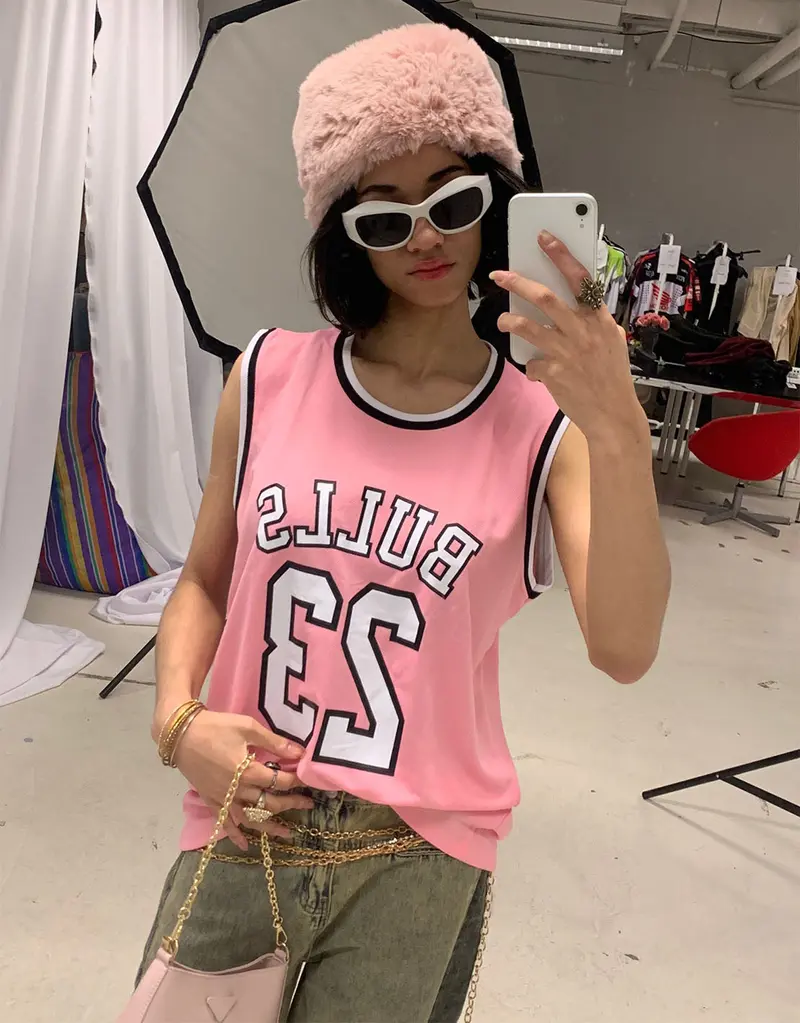 Bulls 23 sleeveless round neck jersey