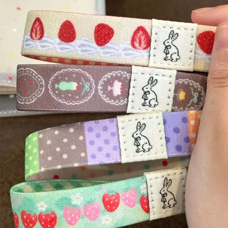 Bunnies and Sweets Notebook Elastic Strap
