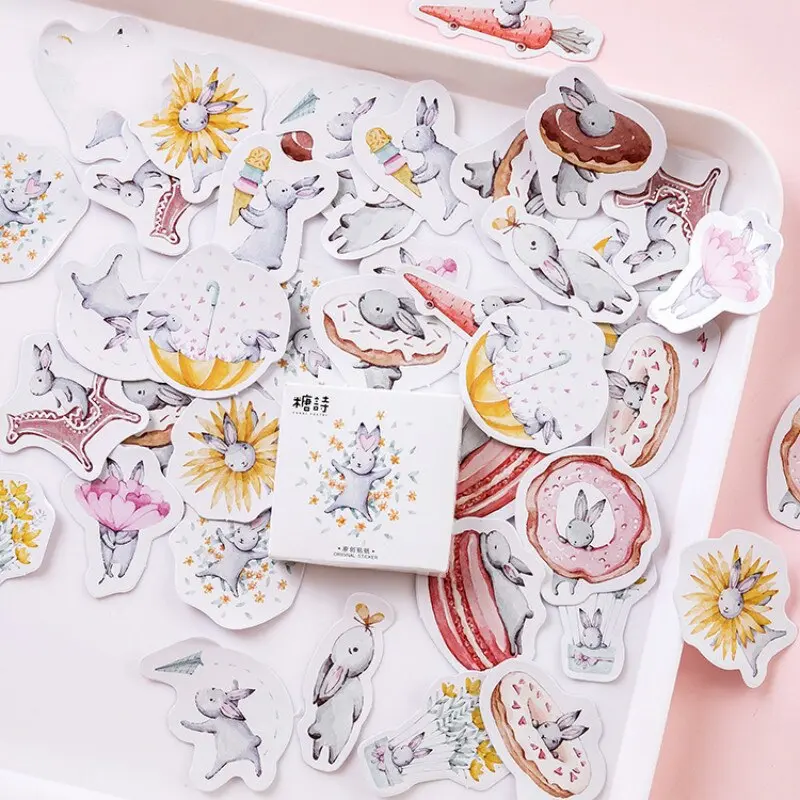 Bunny Sticker Set (45 Stickers)