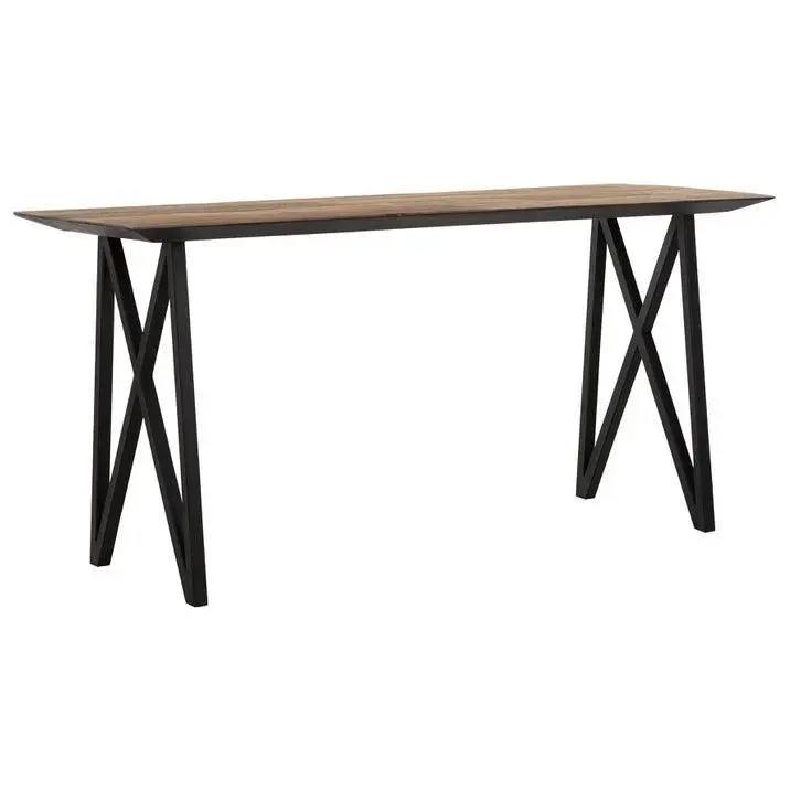 Bureau Highlight Homework Gerecycled Teakhout Naturel 160cm DTP Home