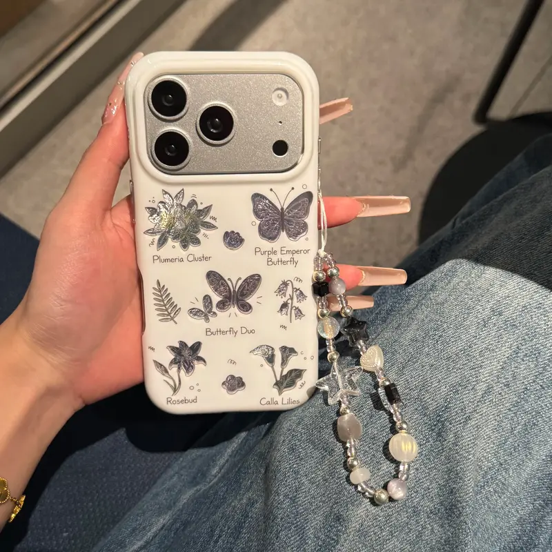 Butterfly Sketch iPhone Case