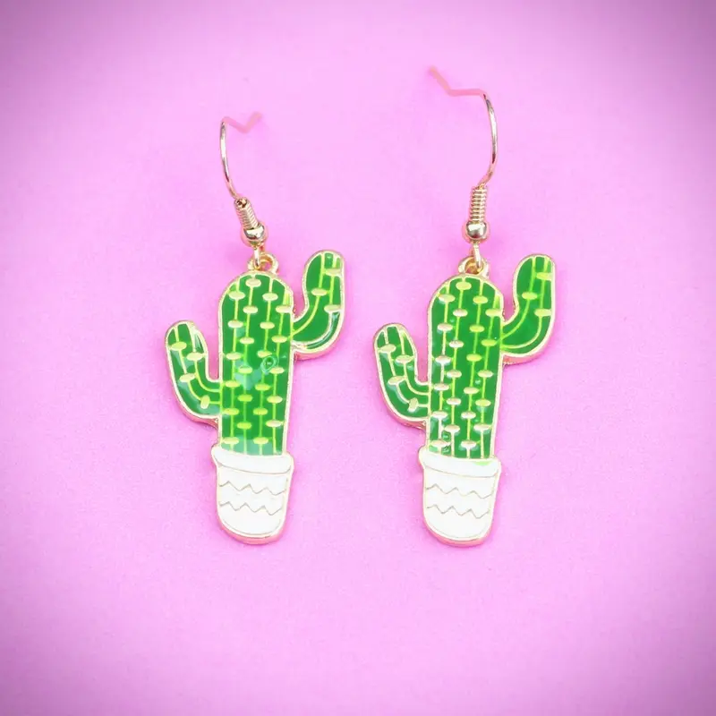 Cactus Earrings