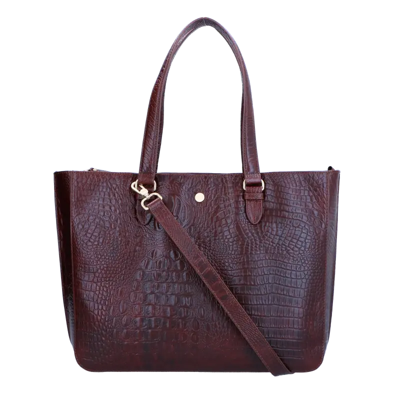 CAITHY15.6 Croco - Brown