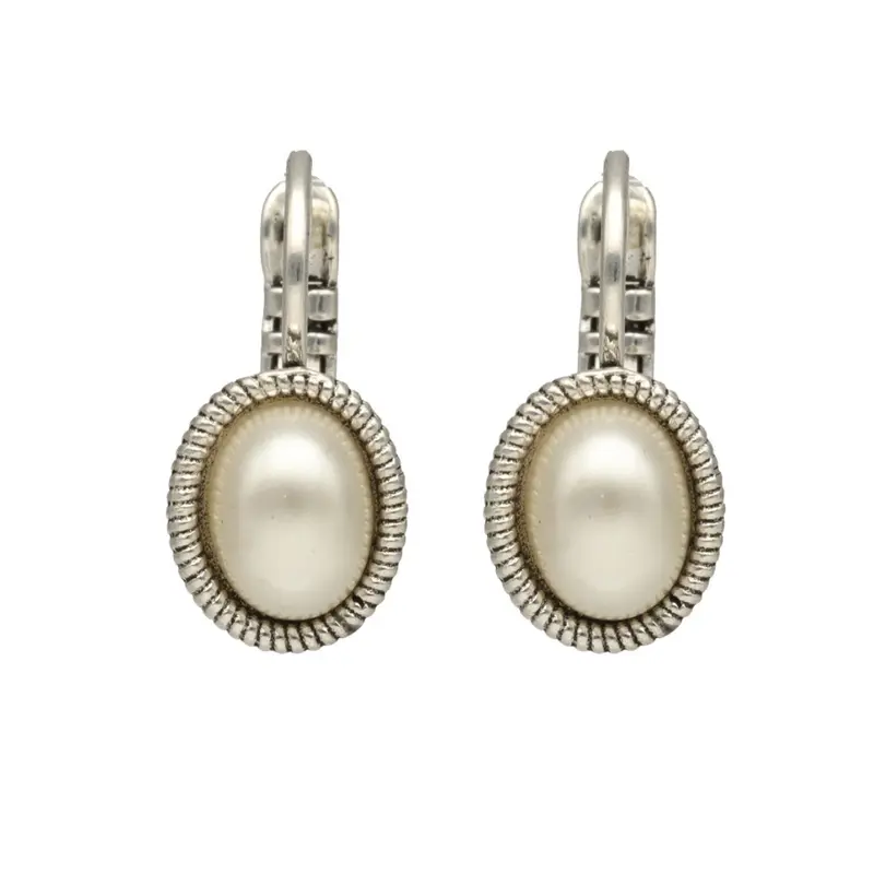 Camps & Camps Oorhangers 1A021PE Pearl White