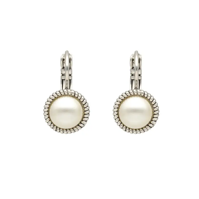 Camps & Camps Oorhangers 1A025PE Pearl White