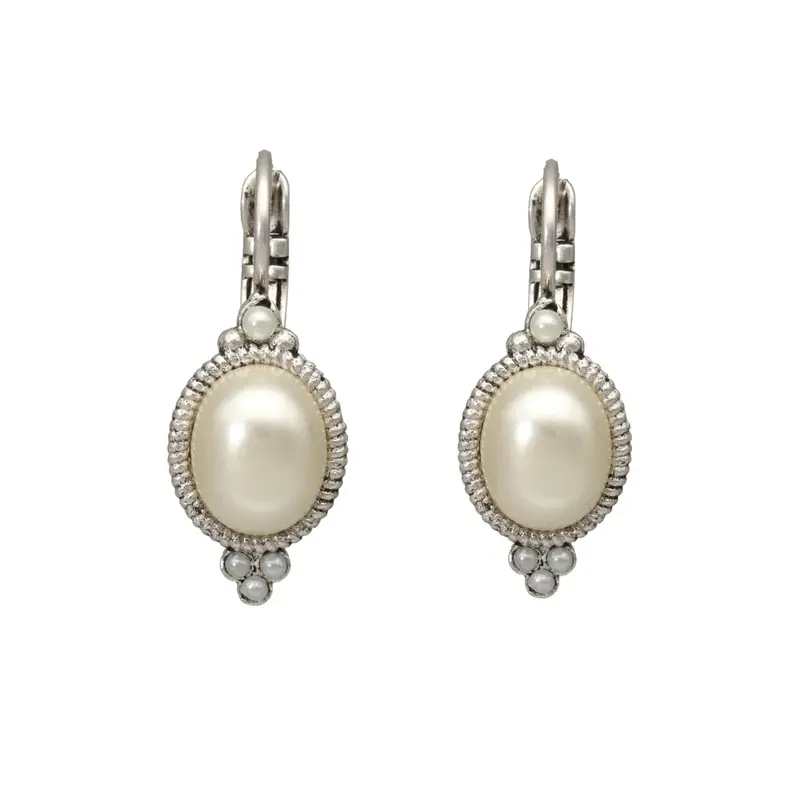 Camps & Camps Oorhangers 1A026PE Pearl White