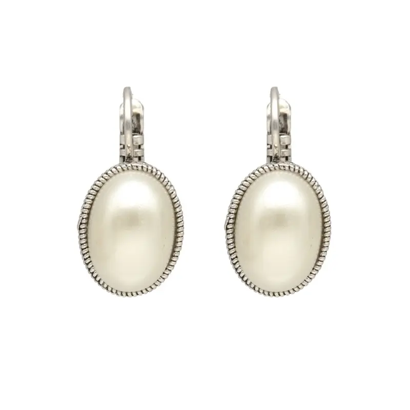 Camps & Camps Oorhangers 1A030PE Pearl White