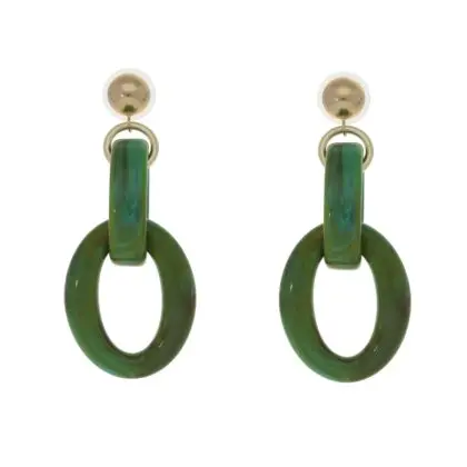 Camps & Camps Oorhangers Bold Round Chunky Chain