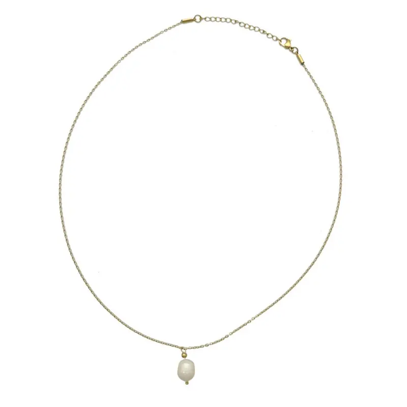 Camps & Camps Oval Pearl Necklace 3S045_PE