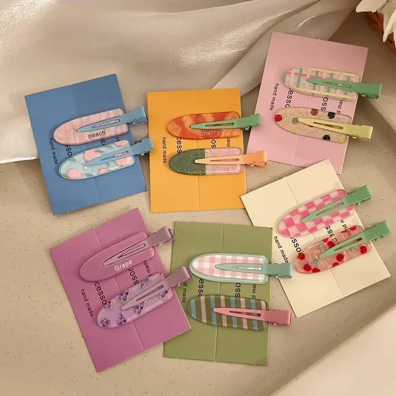 Candy Colour Colors Hair Clip Set