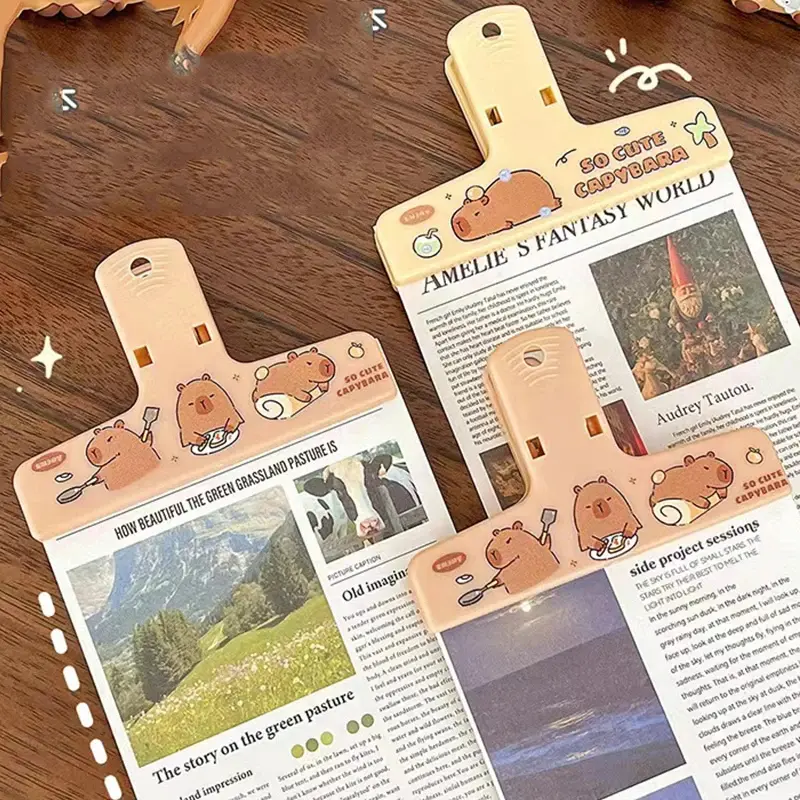 Capybara Jumbo Binder Clip (2 Designs)