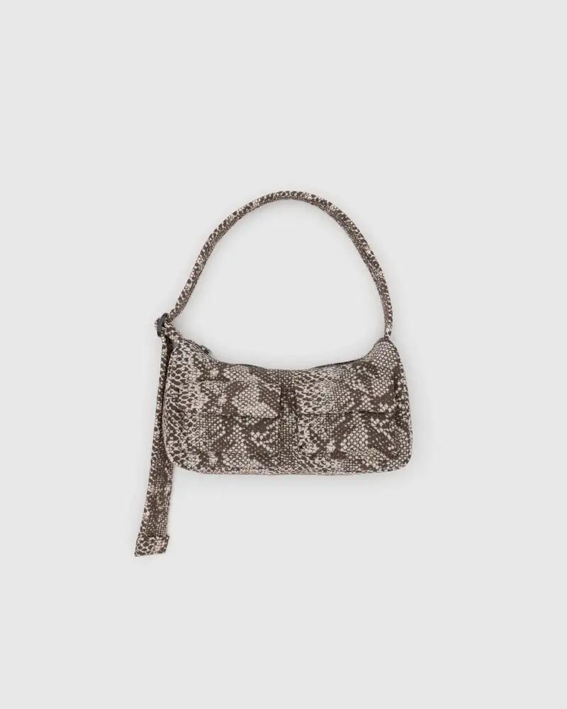 Cargo Shoulder Bag - Snakeskin