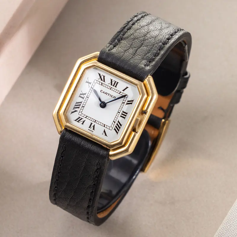Cartier Ceinture in 18k Yellow Gold ref. 78100 Manual Wound Paris Dial
