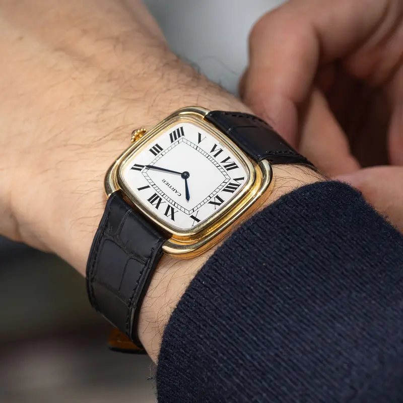 Cartier Gondole Horizontale Jumbo 18Karat Gelbgold Referenz 9705